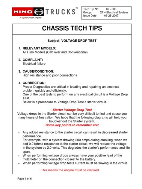 voltage drop test|voltage drop test pdf.